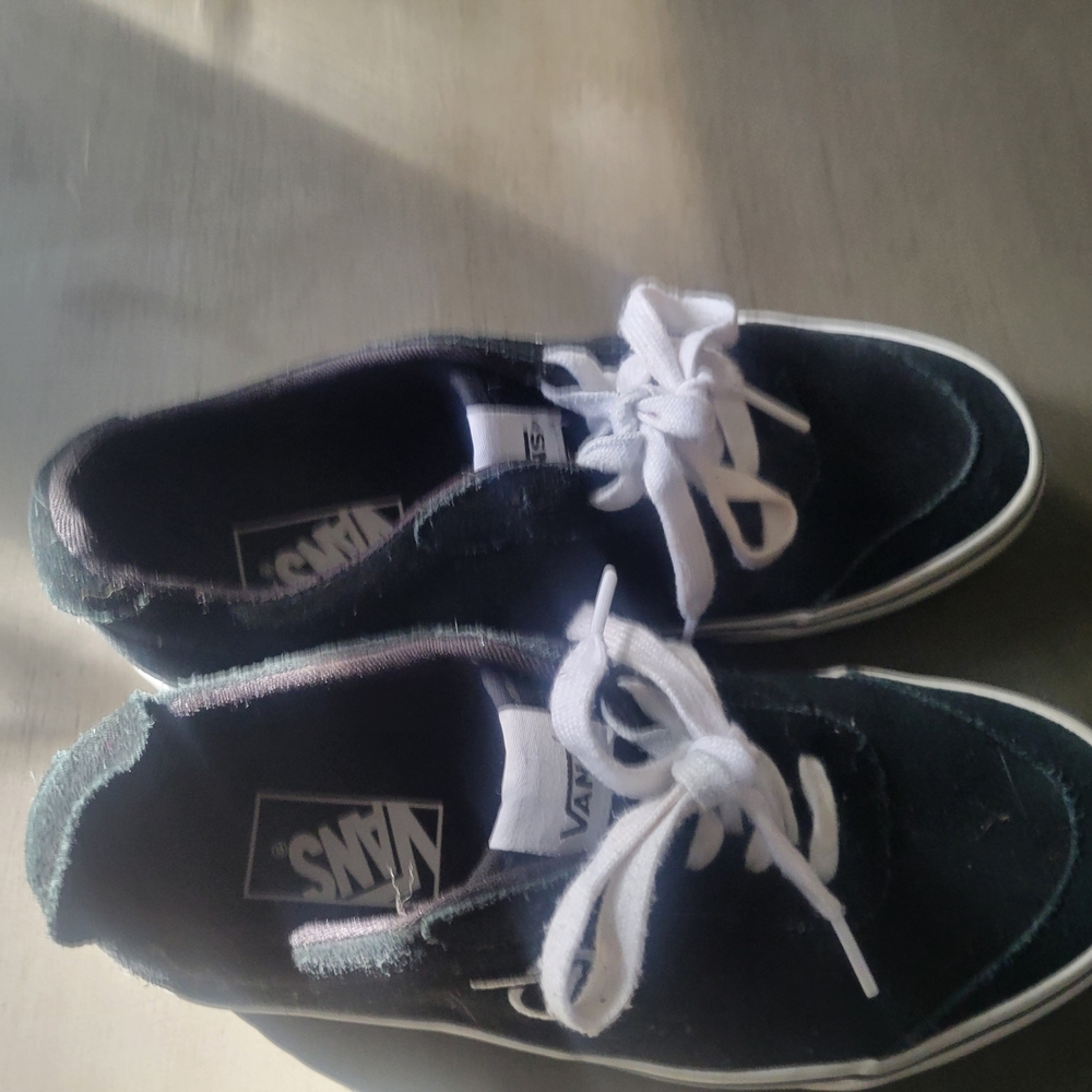 VANS Black Canvas Sneakers with White Laces - Picture 4 of 4